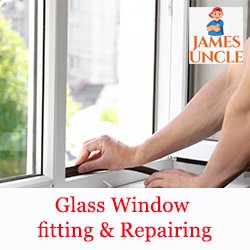 Glass Window fitting & Repairing Mr. Bikram Das in Ghola